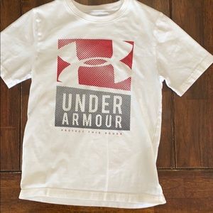 Boys under armour shirt.